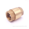 Brass vertical check valve